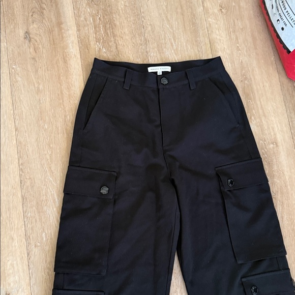 Rebecca Minkoff Black Cargo Pants - Picture 4 of 5